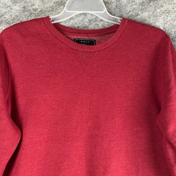 21 Men Sweatshirt Large Men's Pullover Red Cotton Blend Adults L - Picture 2 of 8